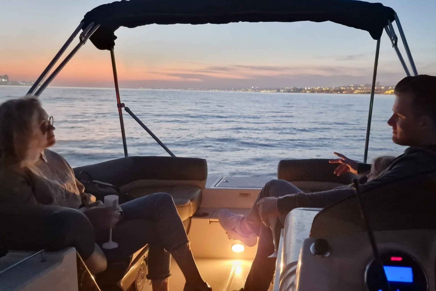 Lisbon: Tagus River Boat Sunset and Night Champagne Tour