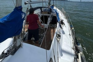 Lissabon: Tajo-joen purjehdusretki, jossa on pikkupurtavaa ja juomia