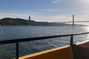 Lissabon: Tagusfloden - kryssning med gul båt