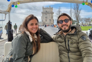 Lisboa: Tuk-Tuk-tur på fransk eller tysk med ekte lokal guide