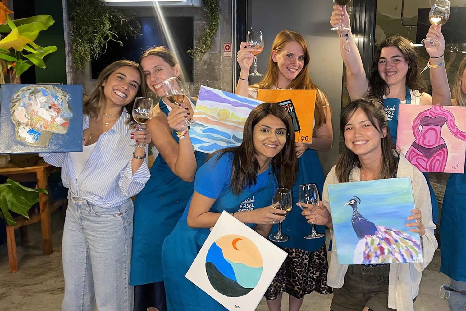 Lisbona: esperienza Wine & Paint