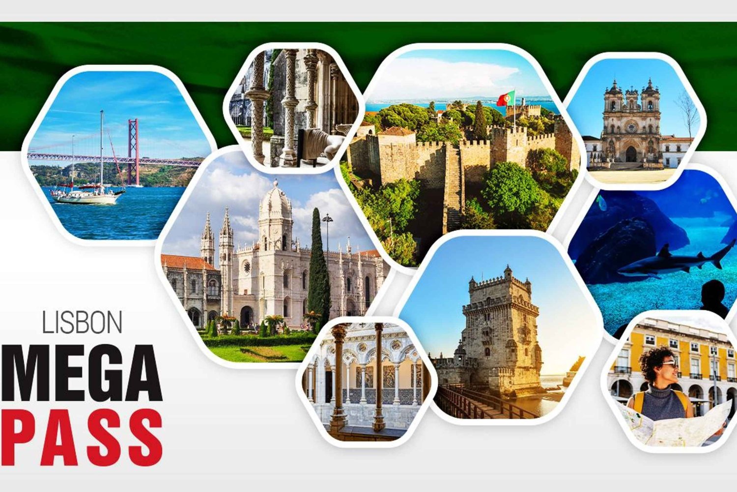 Lisbon MegaPass: Toppattraksjoner, cruise og transport