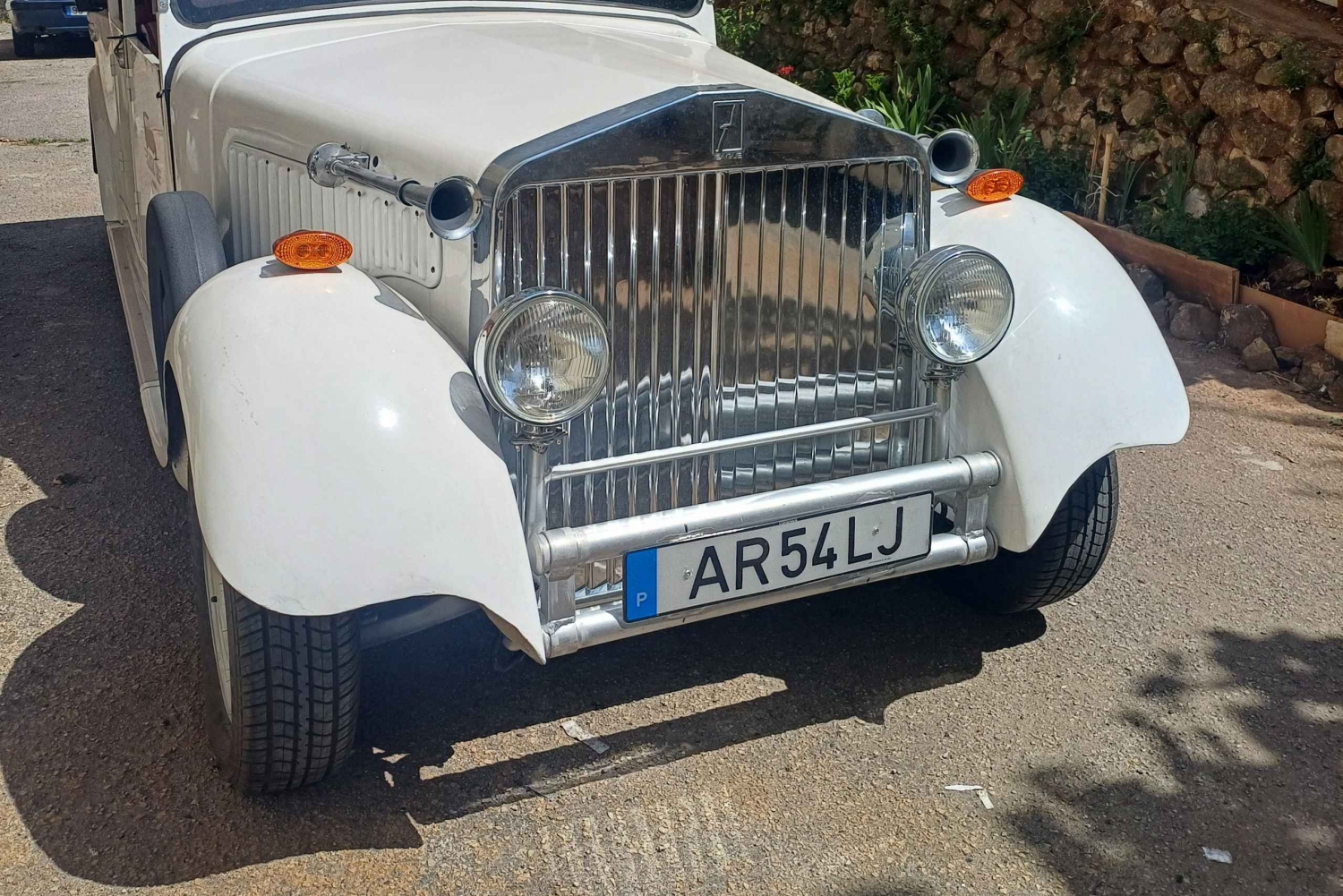 Old town or Belem with the unique Classic Eco Car in Lisbon