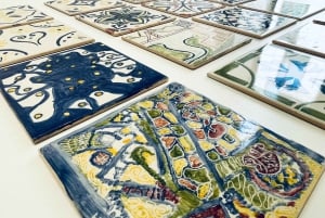 Mal din flise, og skab dit unikke værk i et kunstgalleri i Lissabon