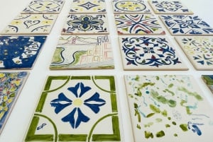 Mal din flise, og skab dit unikke værk i et kunstgalleri i Lissabon