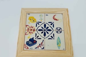 Mal din flise, og skab dit unikke værk i et kunstgalleri i Lissabon