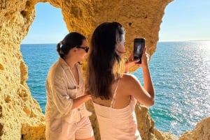 Private Tour Lisbon to Algarve, Benagil Cave, Faro, Portimão