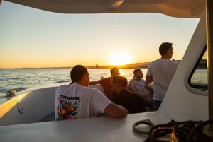 Lisbon: Catamaran Sunset Chillout with Bar and Music