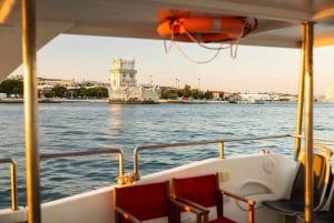 Lisbon: Catamaran Sunset Chillout with Bar and Music