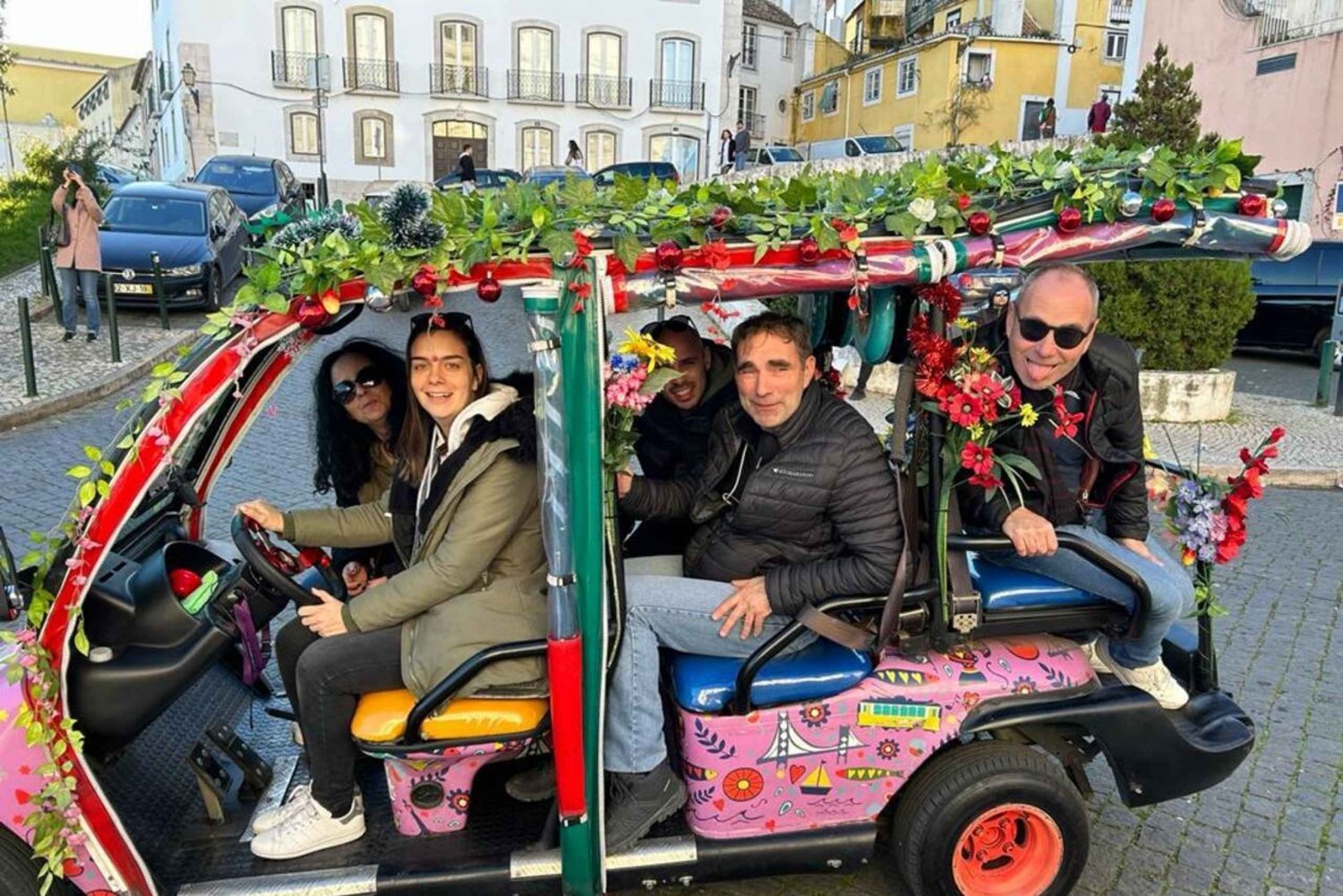 Lissabon: tuk-tuk tour met gratis ophaalservice & lekkernijen
