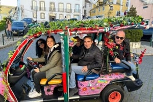 Lisbonne : visite en tuk-tuk avec prise en charge gratuite à l'hôtel