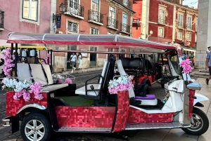 Tuktuk tour in historical old lisbon, city center and Belem
