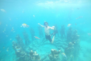 4 horas de mergulho com snorkel em 3 Gilis (Trawangan, Meno, Gili air)