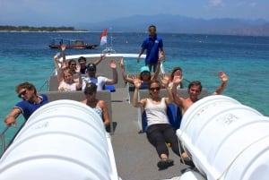 Bali/Gili Trawangan: Traslado en barco rápido vía Nusa Penida