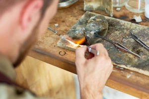 Bali: Laboratorio di gioielli d'argento Sidemen e tour in bicicletta