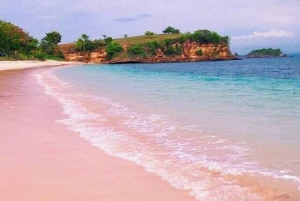 Dagsutflykt Sydost,Lombok Pink Beach