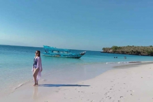 Dagstur sørøst, Lombok Pink Beach