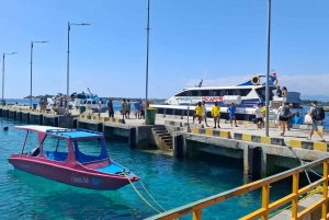 Hurtigbåttransport én vei til Gili-øyene Lombok