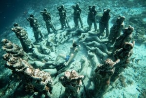 From Gili Air: Snorkeling with Turtles & Underwater Statue