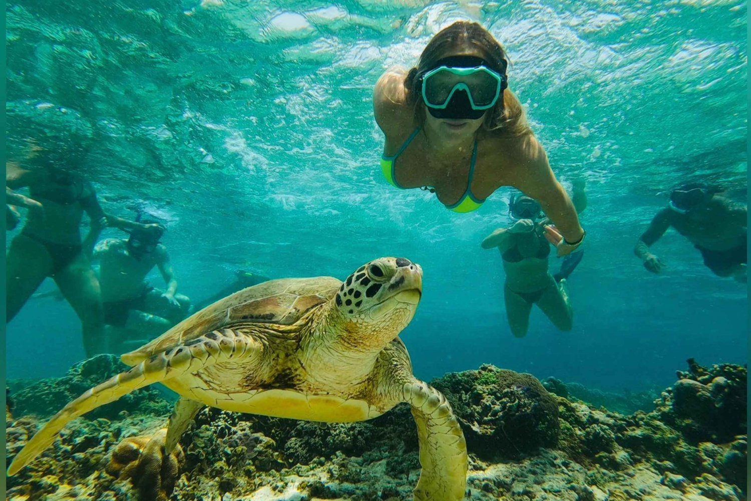 Von der Insel Gili aus: Schnorchel Tour Nachmittags 3 Inseln