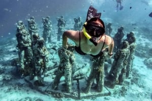 From Gili Meno: Private Snorkeling with Turtle & Statue
