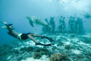 From Gili Meno: Private Snorkeling with Turtle & Statue