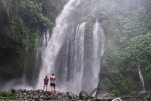 Full day tour from Mataram or Senggi to senaru waterfalls