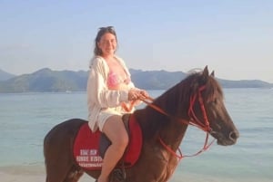 Gili Air: Aventura de 1 hora a caballo