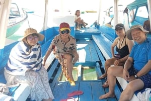Gili Air/Trawangan: Glass-Bottom Boat Tour with Snorkeling