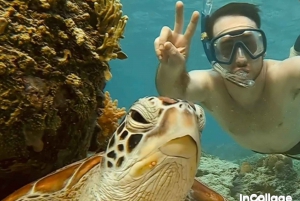 Depuis les îles Gili : Excursion de plongée avec masque et tuba dans les 3 îles avec Gopro