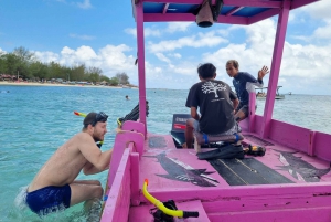 Snorkling på Gili Island: Gili Trawangan, Meno och Air