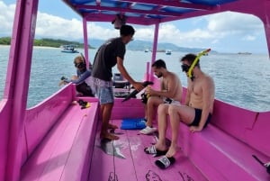 Snorkling på Gili-øerne: Gili Trawangan, Meno og Air