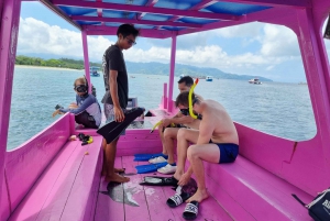 Snorkling på Gili Island: Gili Trawangan, Meno och Air