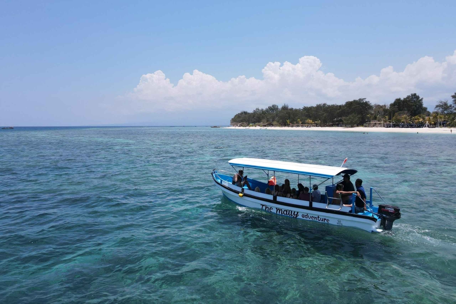 Gili island Snorkelling by private glass bottom boat