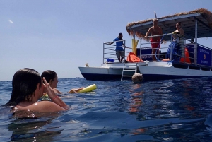 Gili Islands : Croisière au coucher du soleil pour un barbecue sur 3 îles avec plongée en apnée