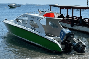 Prive of gedeelde speedboot en auto naar Lombok