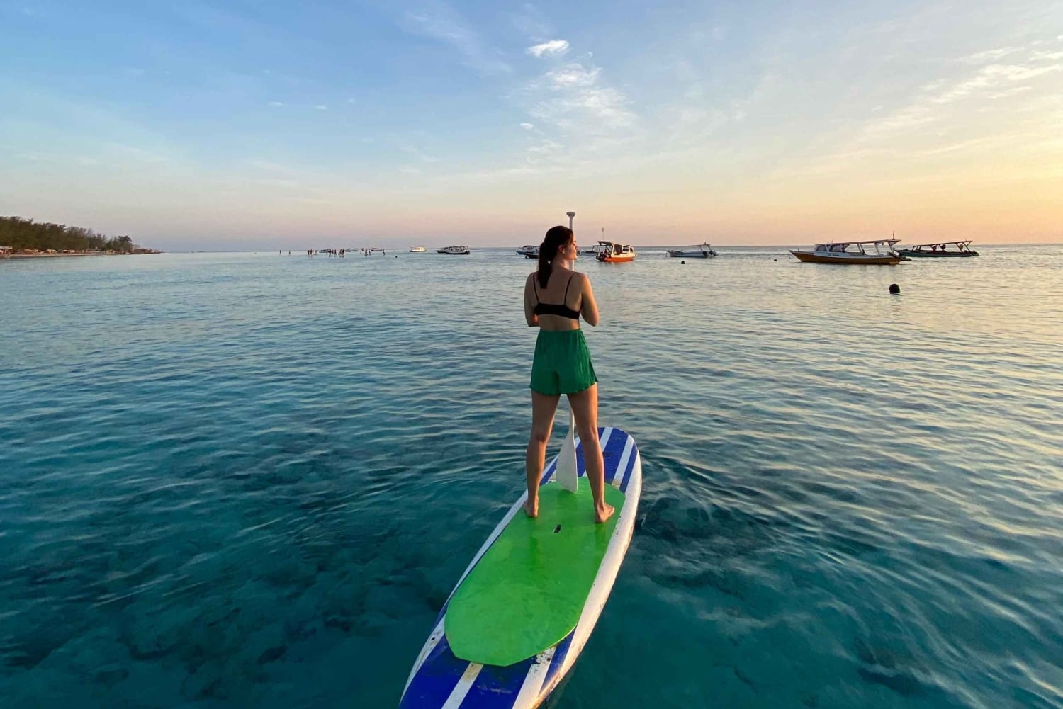 Gili SUP Or Kayak With Drone Shoot . Daylight Or Sunrise