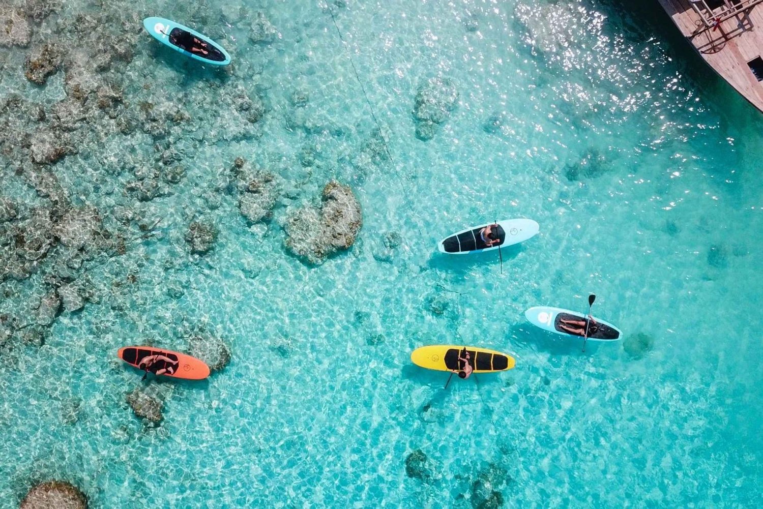 Gili Trawangan: Stand-up paddle med drönarfotografering och guide