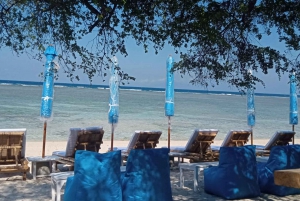 Gili Trawangan: The Beach Bar - Solseng med cocktail og chill