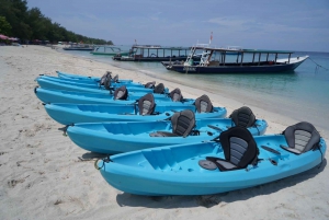 Gili Trawangan: Halvdagstur med kajakk eller stand-up paddleboard