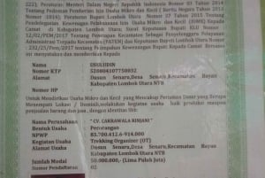 Lombok: 2-DAGES BESTIGNING AF CRATER RIM SENARU