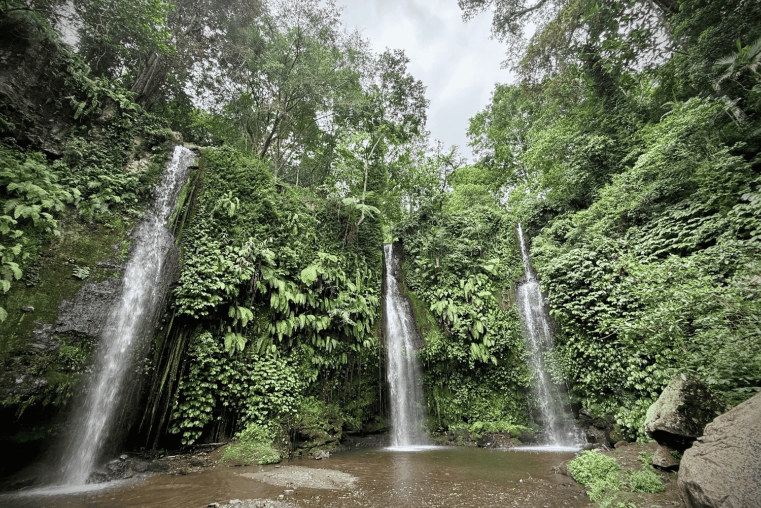 Lombok: Tur till vattenfallen Benang Stokal och Benang Kelambu