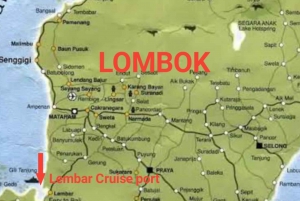 Lombok Excursión en tierra Crucero : Tour de 1 día Kuta Lombok