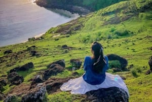 Dagstur til Lombok: Landsbyen Sade, stranden og solnedgangen på Merese Hill