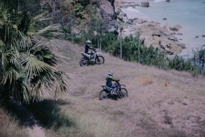 Lombok Dirt Bike : Through Cliffs, Beaches, Hill With Sunset