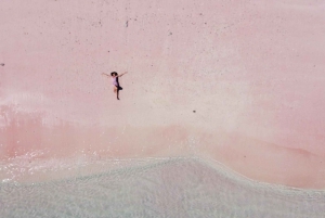 Excursion en bateau sur la plage rose de Lombok : plongée avec tuba et détente