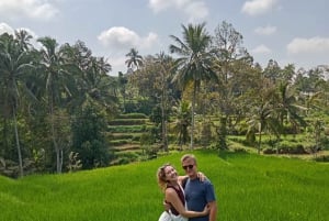 Lombok: Privat tur Benang Kelambu vandfald, risterrasse.