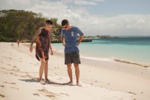 Lombok : visite privée de la plage rose et plongée avec tuba à Gili avec GoPro