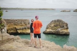 Lombok : visite privée de la plage rose et plongée avec tuba à Gili avec GoPro