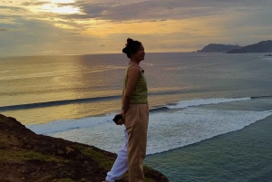 Tour privato di Lombok: Surf, esplorazione di South Beach e tramonto